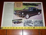 1966 Shelby Hertz GT350H Mustang -rent Racer- Original 1990 Article. Fixed Price $13.95.