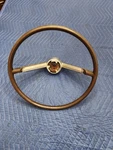 1967 68 Chrysler Yorker Brown Steering Wheel Horn 2823666 Newport 300. Fixed Price $46.50.