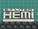 03-05 Dodge Ram 1500 2500 3500 5.7L Hemi Magnum Emblem Nameplate Oem 55077830AA. Fixed Price $14.95.