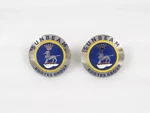 Set Of Chromed And Painted Badge Decal Emblems Fits Vintage Sunbean Rootes. Fixed Price $43.20.
