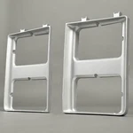 New Headlight Bezels Trim Silver Set Of 2 Pair For Gmc Jimmy R/v Series Suburban. Fixed Price $28.70.