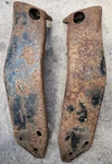 1938 1939 Ford Truck Both Front Fender Headlight Support Brace Nos 1125. Fixed Price $135.00.