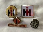 International Harvester Lot Of 4 Tractor Truck Ihc Hat Pins Lapel Enamel. Fixed Price $49.95.