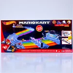 Hot Wheels Mario Kart Rainbow Road Race Track Set W/ Lights & Sounds Brand New. Fixed Price $148.99.