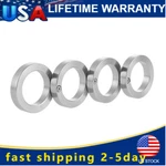 4X Stainless Steel Outdoor Rotatable Folding Ring Clasp Fit Hiking Men-us. Fixed Price $8.99.