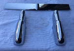 1951/1952 Chevrolet Front Grill Guards Triple Plated. Fixed Price $590.00.