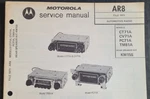 Vintage 1971 Motorola Auto Radio Service Data Manual Models CT71A, CV71A, PC71A. Fixed Price $6.50.