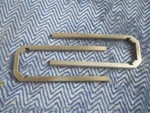 Nos 1981 - 1989 Ford Escort And Exp Radiator Retainer Brackets Set Of 2 Pieces. Fixed Price $18.99.