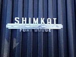 Shimkat Fort Dodge, Iowa Mopar Dealer Pot Metal Trunk Emblem, Nice! Plymouth. Fixed Price $67.50.