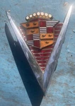1947 Cadillac Hood Emblem, Cloisonne, Crest And Driver Quality....see Photos. Fixed Price $395.00.