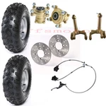 4 Stud Atv Front Wheel Hubs Steering Spindle 19X7.00-8 Tire Brake Assembly Rotor. Fixed Price $55.39.