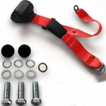 Safety Belt Strap Dreipunkt Rear 30 Cm Buckle Red Ford Us Vintage Cars. Fixed Price $260.91.