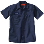 Ford Embroidered Patch + Mechanic Work Shirt Auto Gas Oil Petroliana. Fixed Price $29.99.