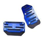Car Pedal Set, Brake Accelerator Anti-skid Rubber Strip Automatic 2 Pcs Blue. Fixed Price $15.98.