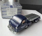 Conrad Mercedes-benz Racing Car Transporter 1955 Dark Blue Diecast Boxed. Fixed Price $101.27.