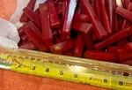 Vintage Bakelite Parts Handle Rods Jewelry Lot Cherry Red Amber Faturan 800G. Fixed Price $2200.00.