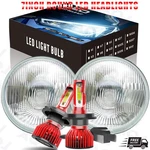 Pair 7INCH Round Glass Led Headlights Lamp For Chevrolet K10 Suburban 1968-1975. Fixed Price $80.50.