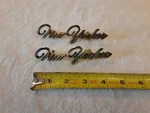 Vintage 1967-1970S Chrysler New Yorker Emblems. Fixed Price $35.00.