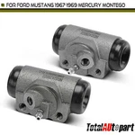 2X Drum Brake Wheel Cylinder Ford Mustang 67-69 Mercury Montego 68-69 Front. Fixed Price $27.99.
