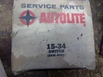 Autolite Service Part Switch 15-34 SSW-4001 #9559. Fixed Price $19.95.