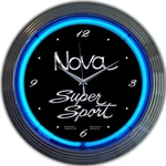 Gm Chevy Nova Neon Wall Clock Cars Gameroom Basement Mancave Art Decor. Fixed Price $88.89.