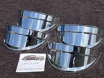 New Plastic Chrome Visors ( 4-HEADLIGHTS Set ! ) Car / Truck. Fixed Price $29.99.