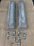 Oem Gm Chevrolet Corvette Fin Aluminum Valve Coverspair 3726086 - Wing Bolts. Fixed Price $137.76.