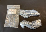 New 1957 Oldsmobile "super 88" Front Fender Emblem Script Set Free Ship. Fixed Price $80.00.