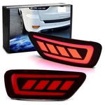 Dark Red Lens Full Led Rear Bumper Reflector Lights For Jeep WK2 Grand Cherokee. Fixed Price $43.09.