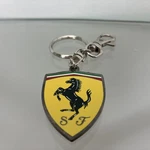Ferrari Sj Scuderia Keychain Ring Vintage 1980. Fixed Price $28.00.