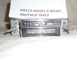 Mecca Model CR-101 AM/8TRACK Tape Car Radio. Fixed Price $60.00.