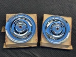 1955 Dodge Coronet Nos Mopar 2 Pc 15" Hub Caps 1613395. Fixed Price $295.00.