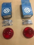 Nos Land Rover Series 2A & 3 Lucas L692 Rear Brake Light Lenses Pair. Fixed Price $75.00.