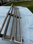 Chemically Striped 1969 Plymouth Satellite Roadrunner Grilles Ready For Resto. Fixed Price $200.00.