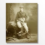 Early 1900S Fly Fisherman With Rod Vintage Studio Photo Giclee Fine Art Print. Fixed Price $18.95.