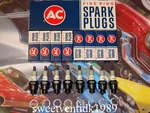 Nos ...AC-44 Spark Plugs Equal Green Rings ......made Usa.....gm 1559492. Fixed Price $129.00.