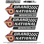 86-87 Grand National Intercooled Fender Trunk Emblem Correct Oe W/ Cloisonn Set. Fixed Price $399.95.