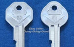 Set Original Cadillac V Crest Key Blanks Ignition / Trunk B10 B11 1935-1966 Nos. Fixed Price $129.00.