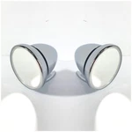 Pair (2) Chrome Bullet Style Gt Racing Side Rear View Door Mirrors (universal). Fixed Price $89.95.