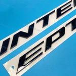 3D Gloss Black Front Hood Letters For 2011-2024 Interceptor Emblems Modified. Fixed Price $18.99.
