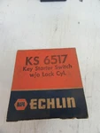 1962----1964 & Pontiac Tempest Ignition Switch Echlin Ks 6517 Wo/key. Fixed Price $50.00.