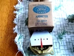 1942 Ford Nos Amp Ammeter Gauge Silver W/red Needle Genuine Fomoco. Fixed Price $39.00.