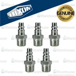 Genuine Dixon D4M2 Plug Kit 5 Steel Pneumatic Male Threaded Fittings. Fixed Price $41.30.