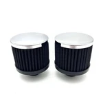 Valve Cover Breathers Set 3" Dia Gm Chevy Ford Mopar 1-1/4" Holes Washable Black. Fixed Price $29.95.