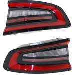 Halogen Tail Light Set For 2015-2017 Dodge Charger Outer Clear & Red Lens 2PCS. Fixed Price $396.73.