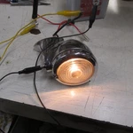 1940'S Gm Working B-31 Guide Car Back-up Light & Bracket Hot Rat Rod Buick Olds. Fixed Price $210.00.