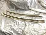 1969 1970 Ford Mustang Interior Quarter Panel Pillar Windlace White Pair Lh Rh. Fixed Price $125.00.