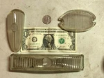 Vintage 3 Lot Glass Lens Tail Parking Backup Reverse Light Car Ford Gm Old. Fixed Price $34.95.