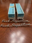 1958 1961 C1 Corvette "fuel Injection" Front Fender Emblems-gm Nos #3746457. Fixed Price $120.00.