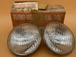Tung-sol 4502 Tank Aviation (2) Headlamps 28V Nos 50W. Fixed Price $20.00.